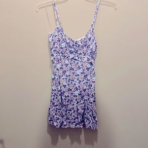 Altar’d State Mini Dress, very cute for summer engagement photos!